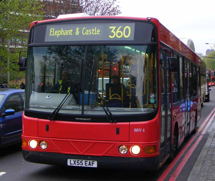 London Central Wrightbus Electrocity WHY4